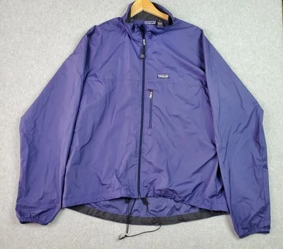 Chaqueta Patagonia Vintage Para Hombre XL Velocity Shell Ligera Cremallera Completa Púrpura Foto 1 de 4