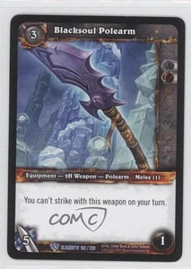 2010 World of Warcraft TCG: War of the Elements Blacksoul Polearm #192 0j0 - Picture 1 of 3