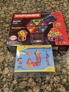 Magformers Construcción Magnética 30 piezas Juego Básico Line/Joy Mags Mini 98 Set (LOTE) - Imagen 1 de 3