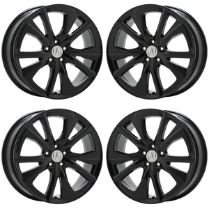 20" Acura RDX Gloss Black wheels rims Factory OEM set 71870 EXCHANGE - Picture 1 of 8