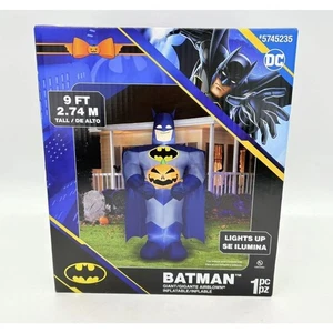 9 Fuß Riesen Batman Aufblasbar Halloween Leuchtet Brandneu - Bild 1 von 8