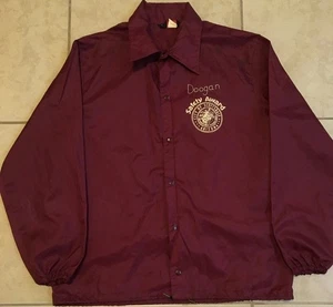 Vtg 70s Scottsdale Safety Award Distress Wind Jacket L School Track PE Grunge - Picture 1 of 18