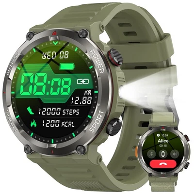 Blackview Smartwatch Herren, Fitnessuhr mit Telefonfunktion Uhr Kompass Sportuhr - Bild 1 von 4