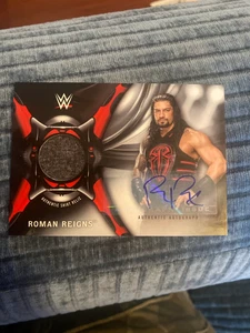 WWE Topps 2018 Roman Reigns Auto Relic 3/10 - Picture 1 of 7