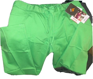grey’s Anatomy by Barco chartreuse large five pocket scrub pants - Picture 1 of 9
