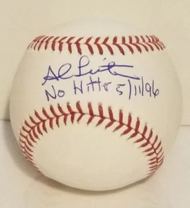 Al Leiter Signed NY Yankees Rawlings OMLB BB Insc. No Hitter MLB Authenticated  - Picture 1 of 7