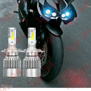 H4 9003 HB2 LED Motorcycle Headlight Bulb HID Hi/Low Beam 6500K High Power EOA - Picture 1 of 13