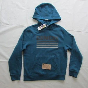 Cinch Youth Boy's Long Sleeve Fleece Logo Graphic Pullover Hooded Sweatshirt Tea - Picture 1 of 4