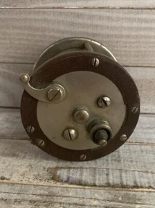 Ocean City FREE SPOOL German Silver Reel Missing Pieces As Is Untested - Picture 1 of 5