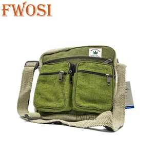 Trendy Handmade Hemp Crossbody Camera Bag for Outdoor Travel | FREE SHIPPING - Picture 1 of 10