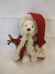 RARE Vintage Knickerbocker Santa Mohair Teddy Bear Tags - Picture 1 of 4