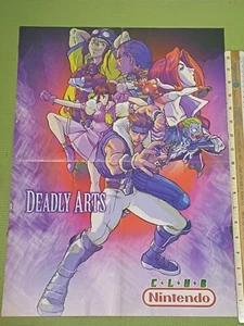 Club Nintendo Poster Vintage México Deadly Arts 64 N64 Authentic Rare - Picture 1 of 6
