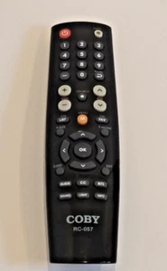 RC-057 Remote Control Replaced for Coby TV LEDTV1926 TFTV2225 TFTV2425 TFTV4028 - Picture 1 of 6