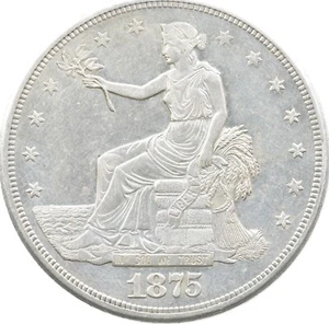 1875-S Seated Liberty Trade Dollar *7084 - Picture 1 of 3