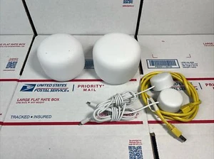 Google Nest Mesh Wifi Router H2D and Point H2E + Cords -SAME DAY SHIP -WARRANTY - Afbeelding 1 van 4