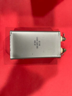 Oil Capacitor GC 148 4 MFD 1000 VDC - Image 1 of 2