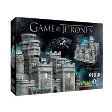 Wrebbit 3D GOTWF Game of Thrones Winterfell 3D Puzzle (910pc), Multi