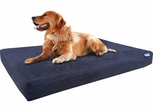 Orthopedic Waterproof Memory Foam Pet Bed for Small Medium Large XL Dog Espresso - Picture 1 of 19