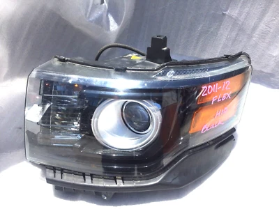 2009 2010 2011 2012 FORD Flex Black Left HID Xenon Headlight LH BA8Z-13008-E - Imagem 1 de 4