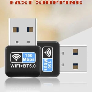 150Mbps WiFi Network Card Free Driver Mini USB Ethernet WiFi Dongle for Desktops - Picture 1 of 12