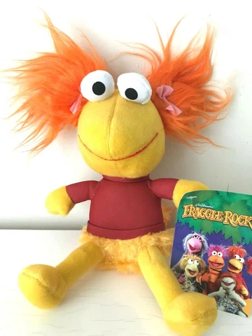 Fraggle Rock Muppets Red Fraggle 10 inch Plush Toy .New Cover