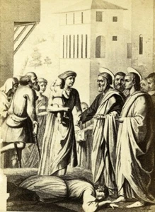 Italy Firenze Arts Carmine Brancacci Masaccio Old CDV Photo 1860 - Picture 1 of 3