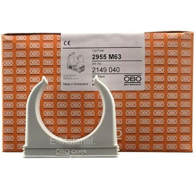 1x 2955 / M63 OBO Bettermann Quick- Schelle M63 - Rohrschelle 2149040