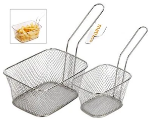 Frittierkorb zum dekorativen Anrichten von Pommes Frites bzw Fritten - Bild 1 von 3