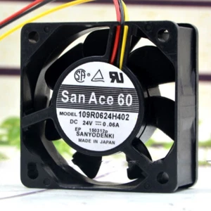 SANYO 109R0624H402 6cm 6025 24V0.06A inverter mute cooling fan - Picture 1 of 5