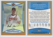 2008 Bowman Chrome Prospects Gold Refractor /50 Joe Mahoney Joseph #BCP74