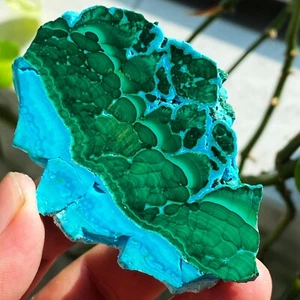 Natural polyophthalmic malachite quartz crystal gloss mineral specimen--58g - Picture 1 of 9
