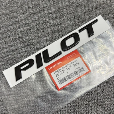 Emblema de maletero negro/edición para Honda Pilot 2015-2022 insignia deportiva 75722-TG7-A00 Foto 1 de 4