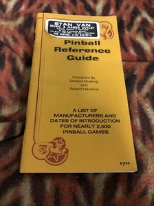 PINBALL REFERENCE GUIDE VINTAGE 1979 MANUFACTURERS DATES INTRODUCTION LIST - Picture 1 of 9