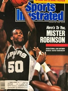 January 29,1990  SPORTS ILLUSTRATED Magazine BASKETBALL SPURS  Rookie Robinson - Picture 1 of 2