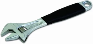 Wide Mouth Ergo Adjustable Wrench, Length: 8", Chrome Finish, Bahco 9031RCUS - Picture 1 of 3