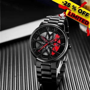 Wheel Watch iWatch Sports BMW M8 Waterproof Metal Band Case Birthday Gift Luxury - Picture 1 of 4