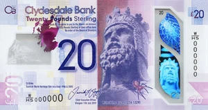 Scotland Clydesdale £20 Suffix WA 713731 = 13th July The Battle of Kursk (2 LOT) - Picture 1 of 5