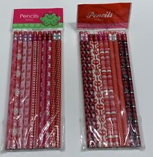 (20) Valentines Theme Pencils Party Favors Giveaways Hearts, XOXO, Kiss, Love
