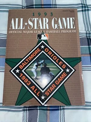 1993 All Star Game Official Major League Baseball Program Baltimore Orioles - Image 1 of 4