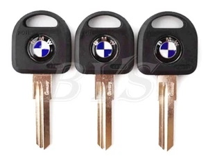 3 PCS BLANK KEY FIT FOR BMW 3 5 6 7 SERIES E21 E30 E12 E28 E23 E24 M3 M5 GERMANY - Picture 1 of 4