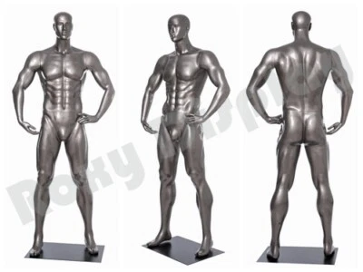 Manequim masculino musculoso jogador de futebol vestido forma exibição #MC-BRADY07 - Imagem 1 de 4