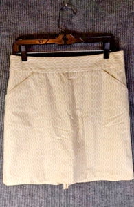 Peter Millar Wicking Athletic Skort Women's Size 6 Cream Tan Tennis Golf - Picture 1 of 12