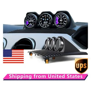 for Ford Mustang Performance Gauge 6th Gen 2015–2023 Tinted 7 Color Series Gauge - Picture 1 of 21