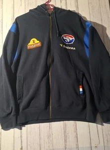 Vintage Diadora Western Bulldogs Team Hoodie Mens XXL 2XL Used Condition - Picture 1 of 3