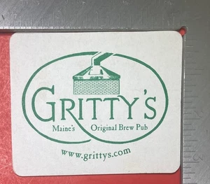 Gritty McDuff's Brewing Company 4 x 3,5 ZOLL BIERUNTERSETZER Portland Scheinwerfer blass - Bild 1 von 2