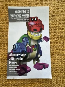 Nintendo GameCube Chibi-Robo Nintendo Power Offer Original Insert Only *No Game* - Picture 1 of 3