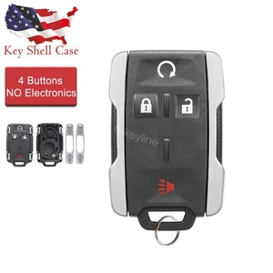 For 2014 2015 2016 2017 2018 2019 Chevrolet Silverado Remote Key Fob Case Shell - Picture 1 of 7