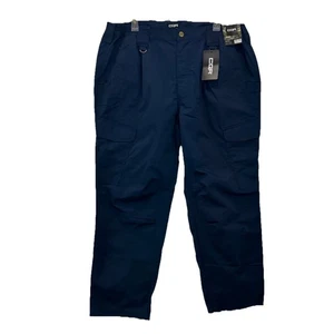Pantalones cargo CQR para hombre 40x30 azul marino utilitarios trabajo informales nuevos con etiquetas  - Imagen 1 de 12
