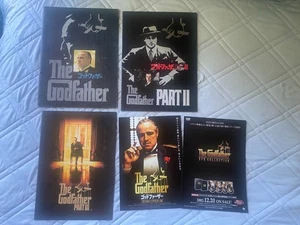 The GODFATHER 1 2 3 JAPAN program pressbook x3 + bonus. One set only! Al PACINO - Picture 1 of 20