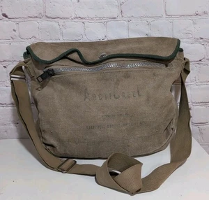 Bolsa de pesca vintage de lona Arcti-Creel forrada de goma con cremallera serval años 50 al aire libre - Imagen 1 de 22